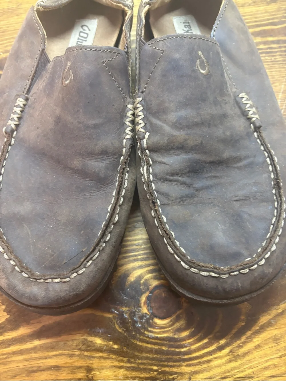 Olukai Moloa Brown Loafers Size 9